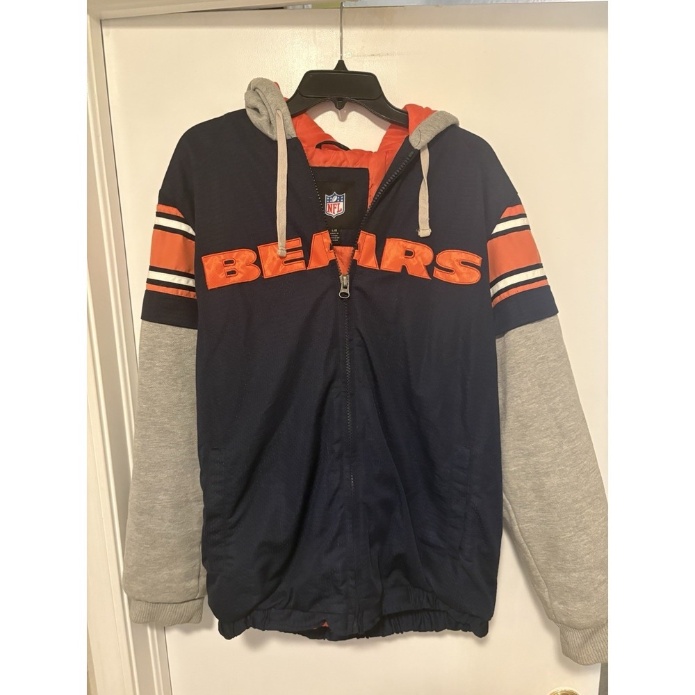Chicago Bears Hooded Jacket Size L